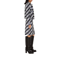 W SKIRTS CASUAL BLUE/WHITE
