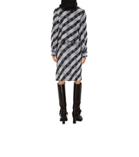 W SKIRTS CASUAL BLUE/WHITE