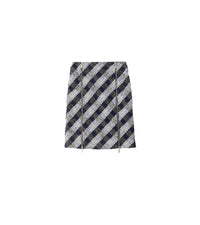 W SKIRTS CASUAL BLUE/WHITE