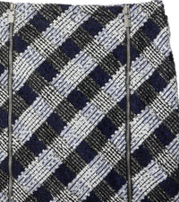 W SKIRTS CASUAL BLUE/WHITE