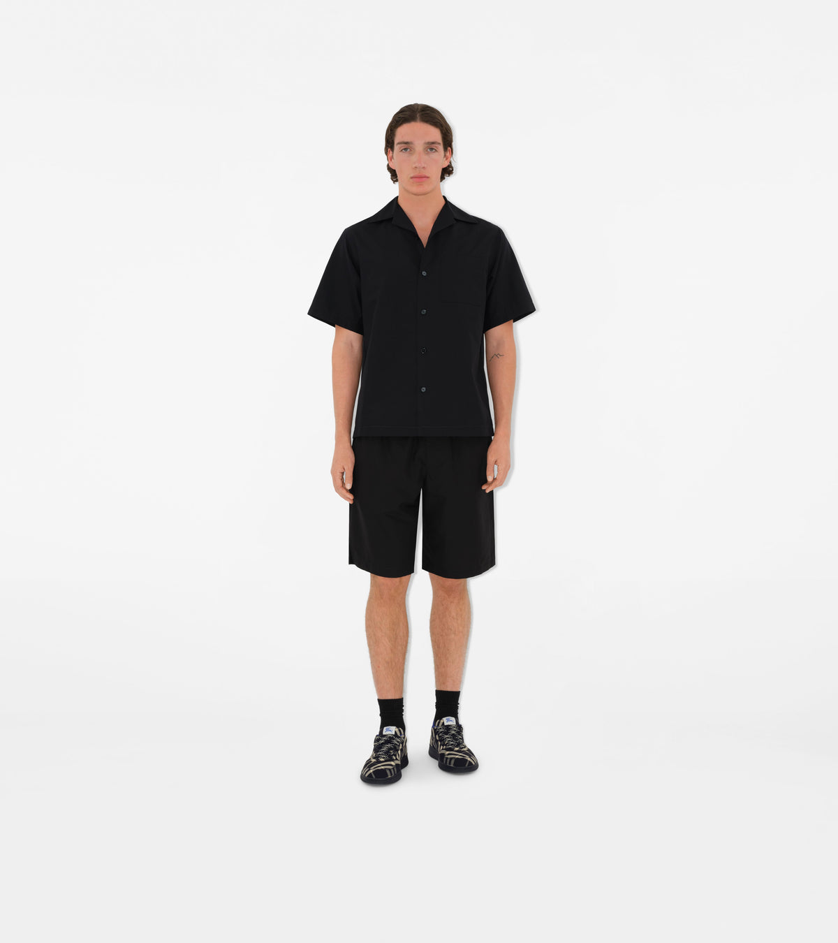 M CASUAL SHIRT SS NOIR