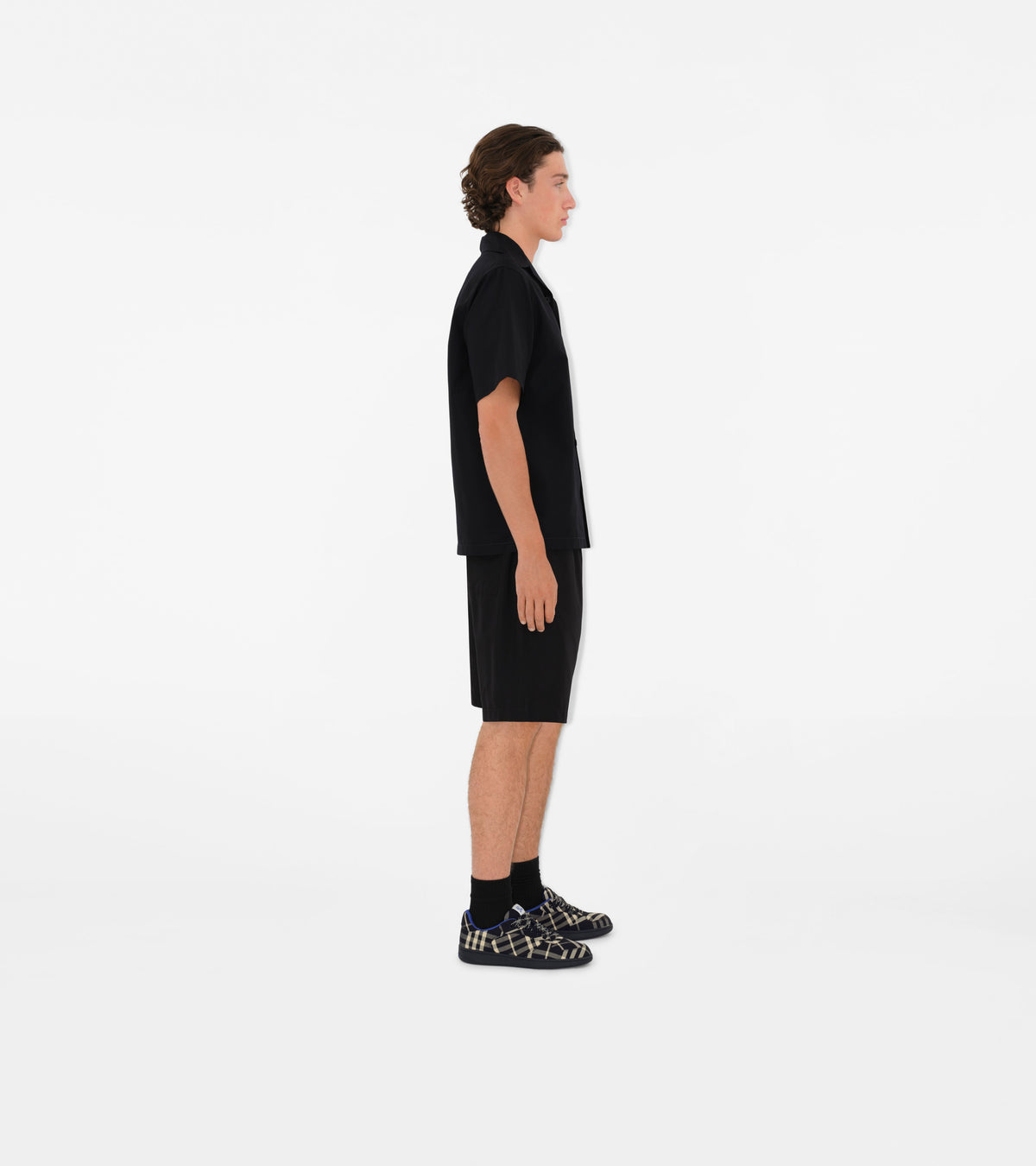 M CASUAL SHIRT SS NOIR