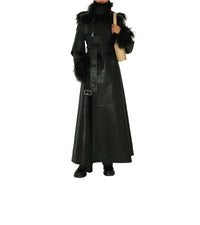 W D BREASTED COAT NOIR