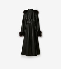 W D BREASTED COAT NOIR