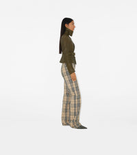 W DENIM STRAIGHT GRAIN IP CHECK