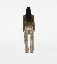 W DENIM STRAIGHT GRAIN IP CHECK