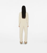 W KNIT TROUSERS NEIGE