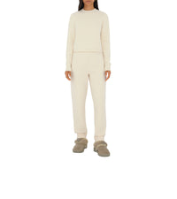 W KNIT TROUSERS NEIGE