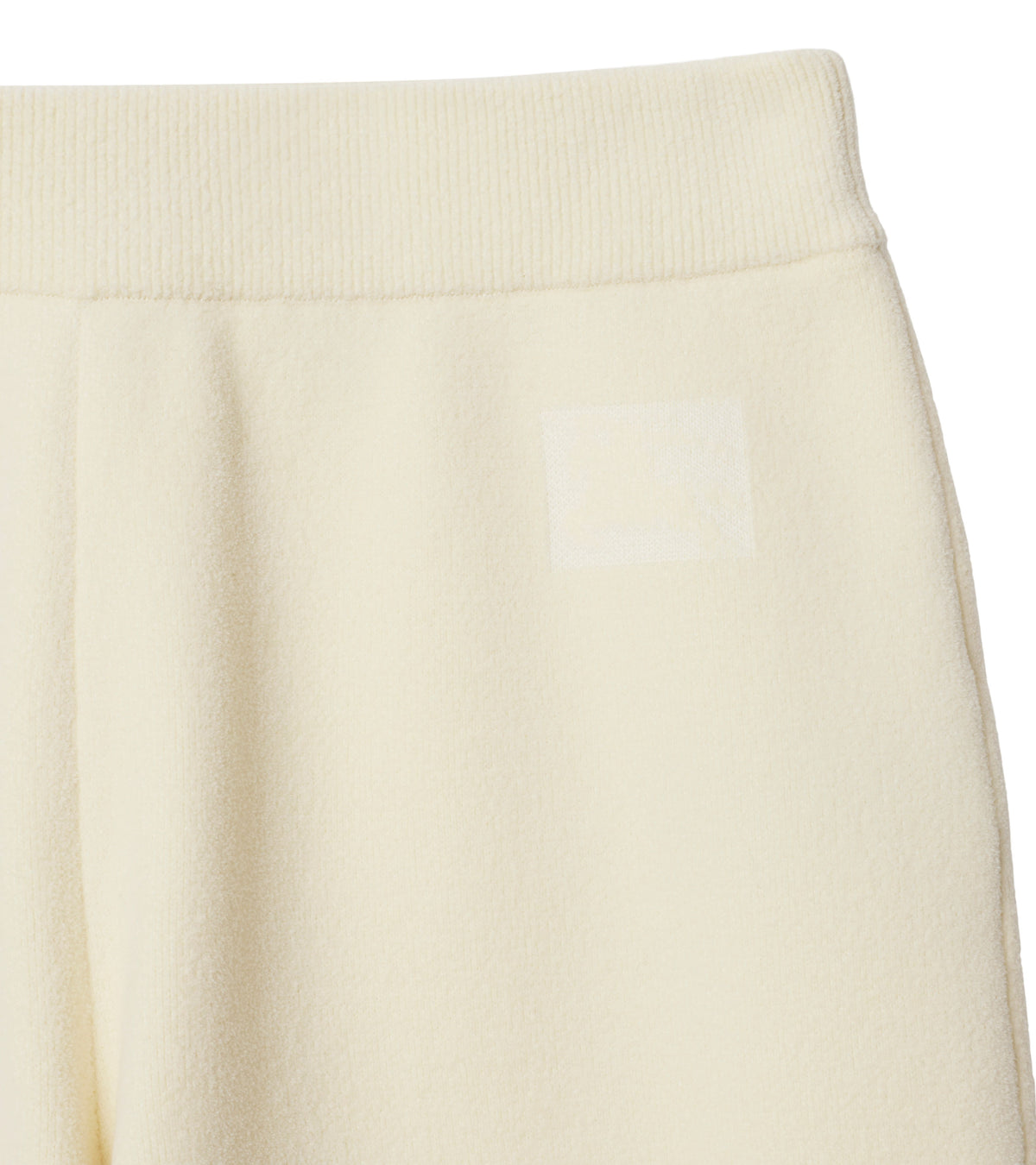 W KNIT TROUSERS NEIGE