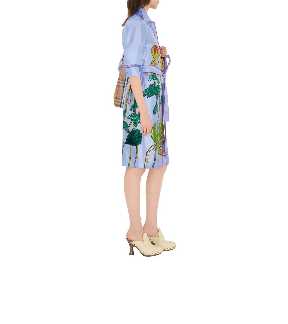 W DRESSES CASUAL BLEU IP CHECK