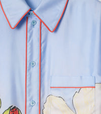 W DRESSES CASUAL BLEU IP CHECK