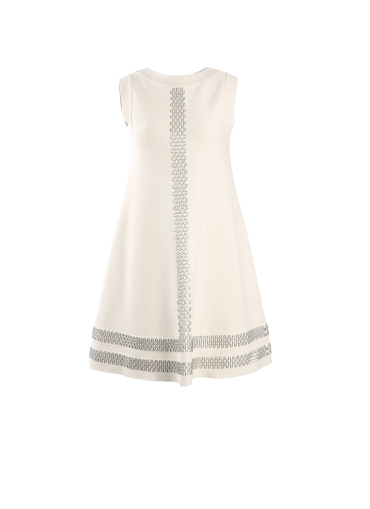 Taboo knitted sleeveless dress - Ecru