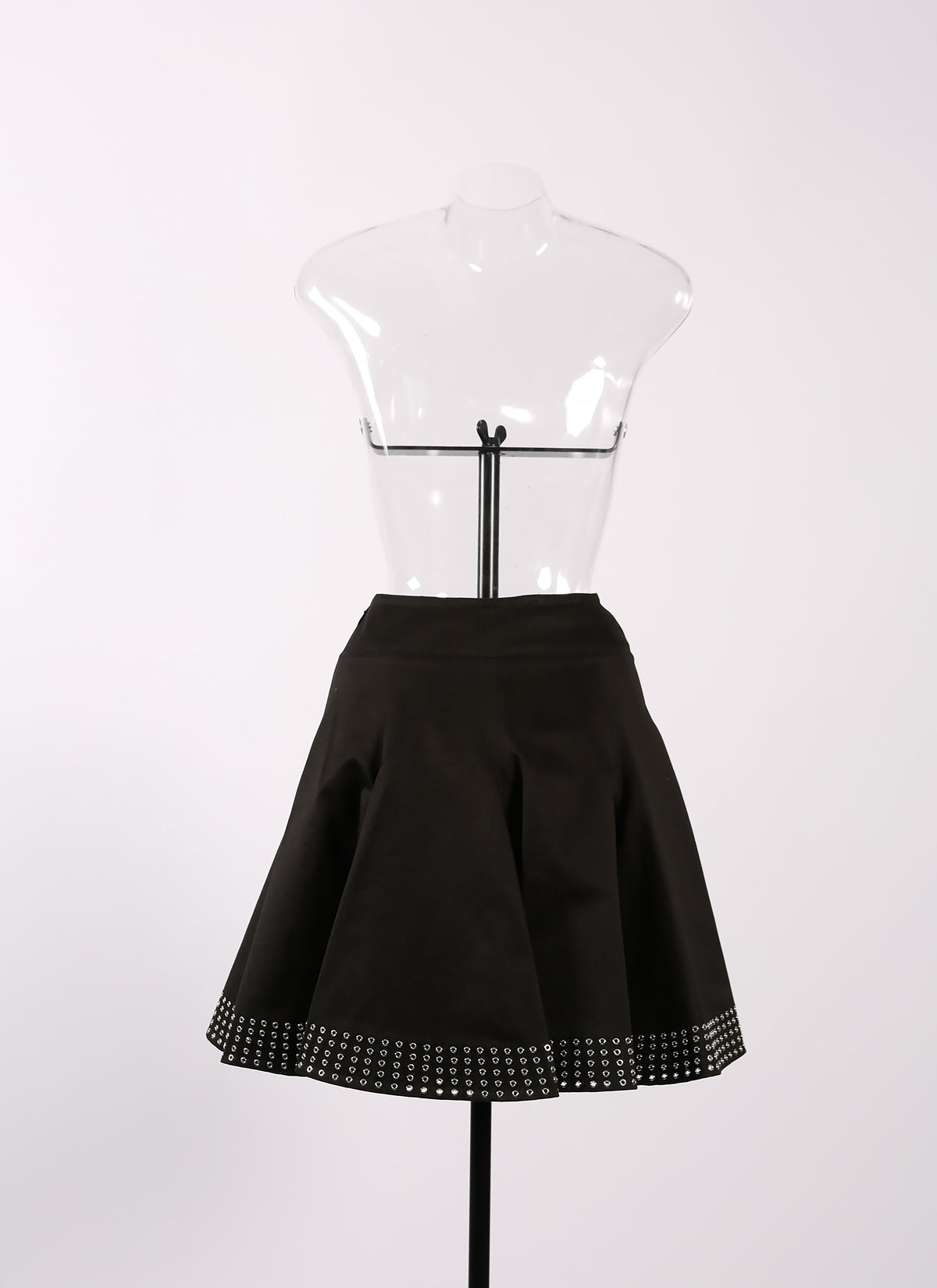 Gabardine skirt - Black intense