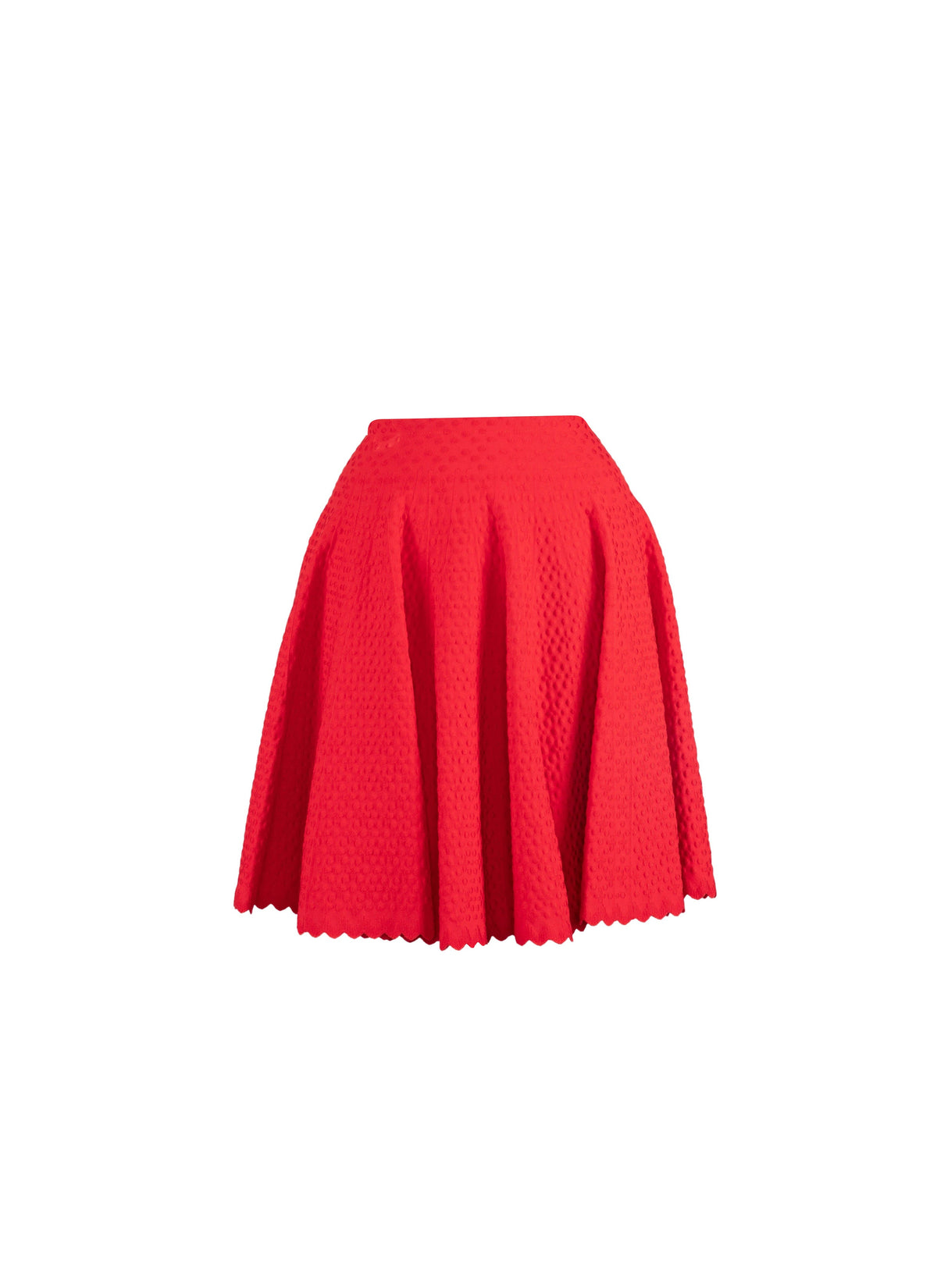 Short knitted skirt Malte - Scarlet