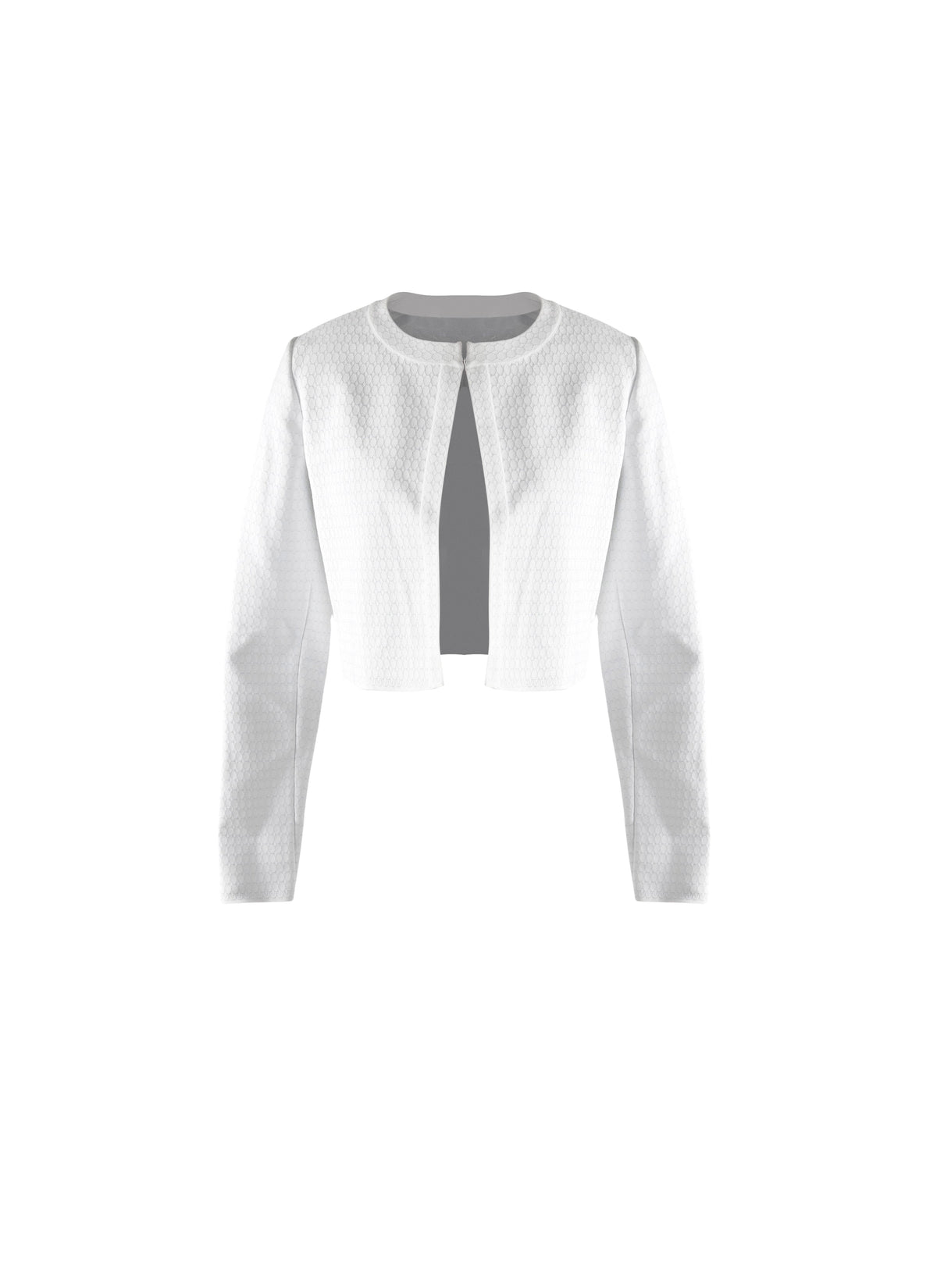 Cardigan à manches longues Regence mini - Blanc Nacre
