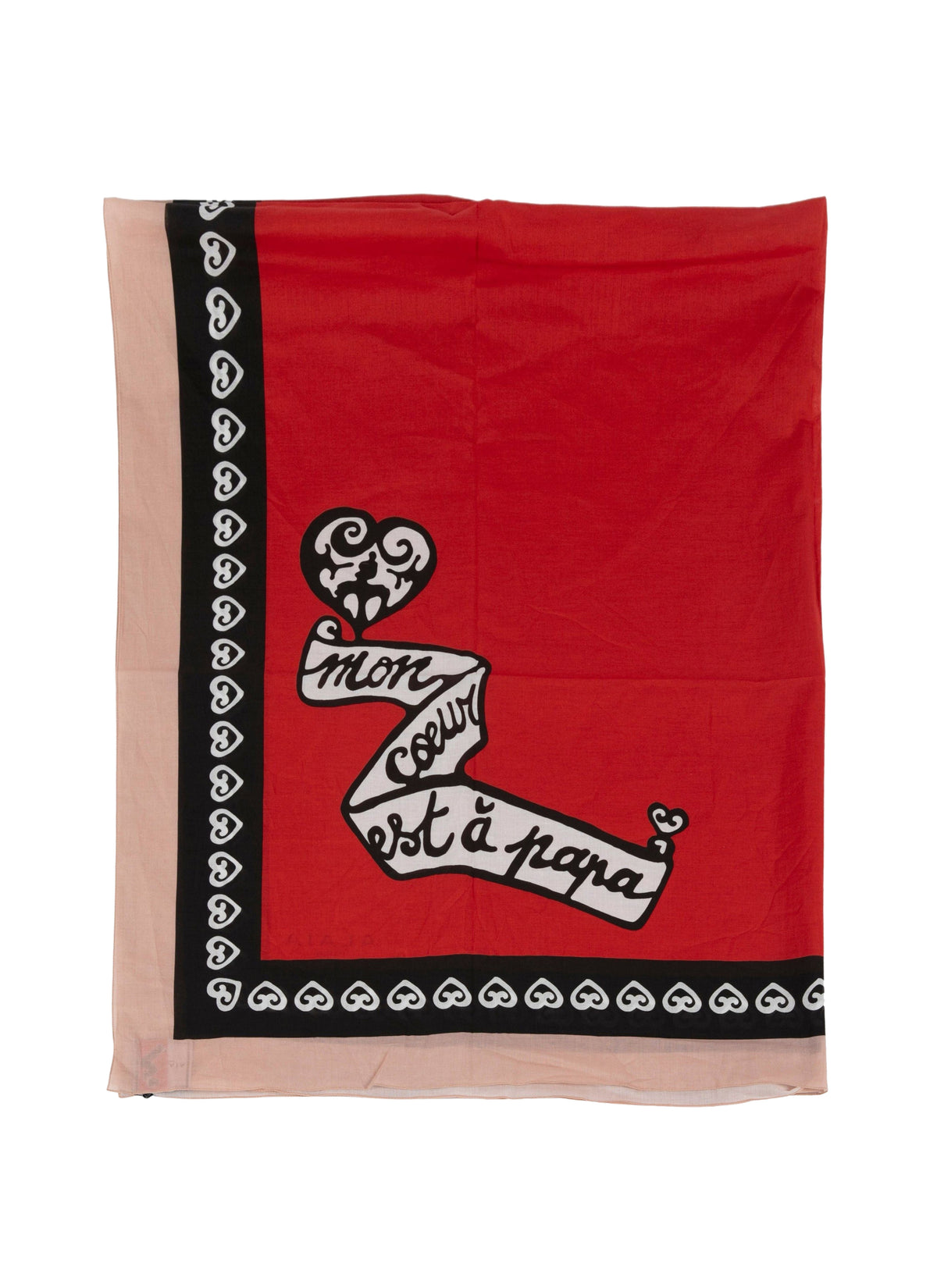 Pareo 120x150 - Red & Black