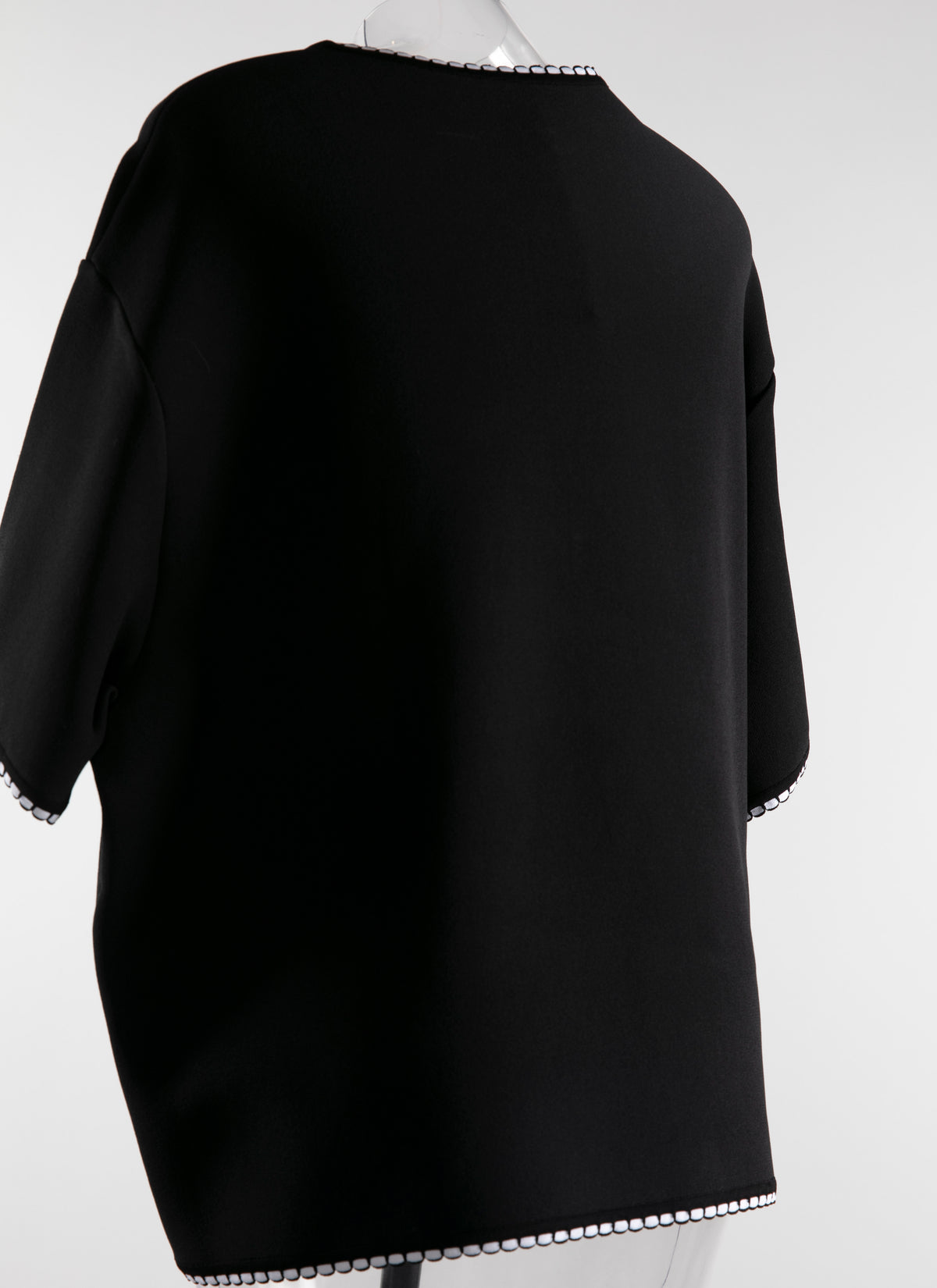 Short-sleeved jumper - Black & White