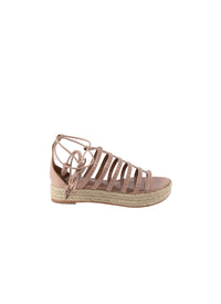 Sandales à clous en cuir - Beige