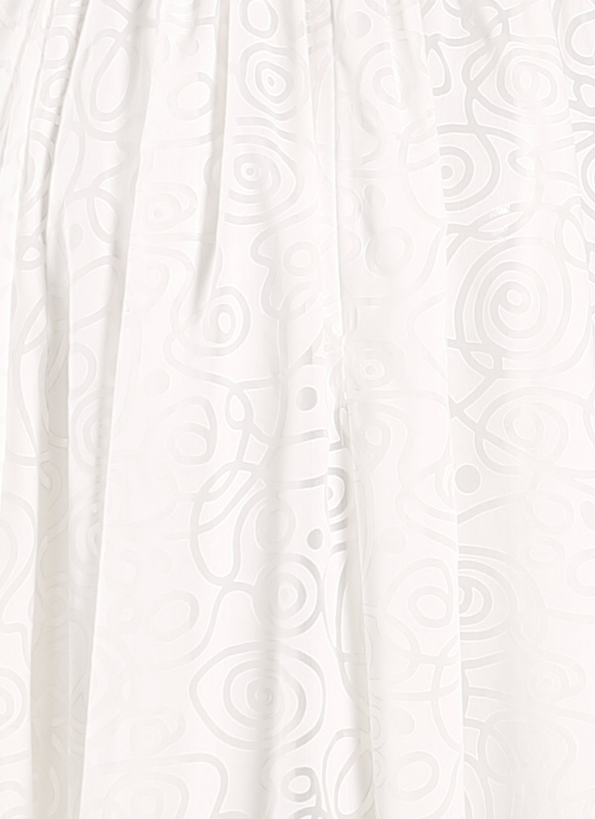 Spiral skirt - White