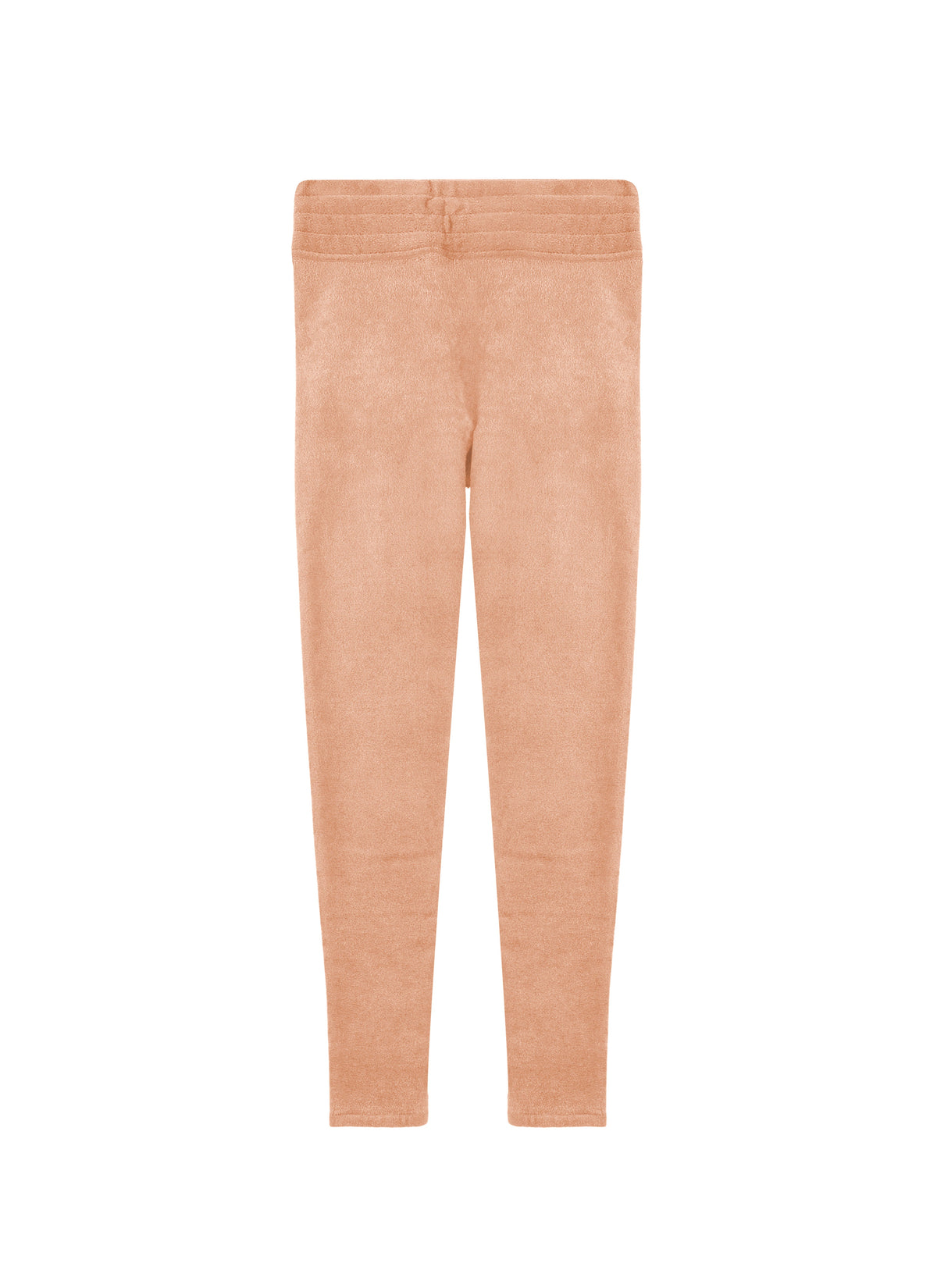 Iconic velvet legging - Nude