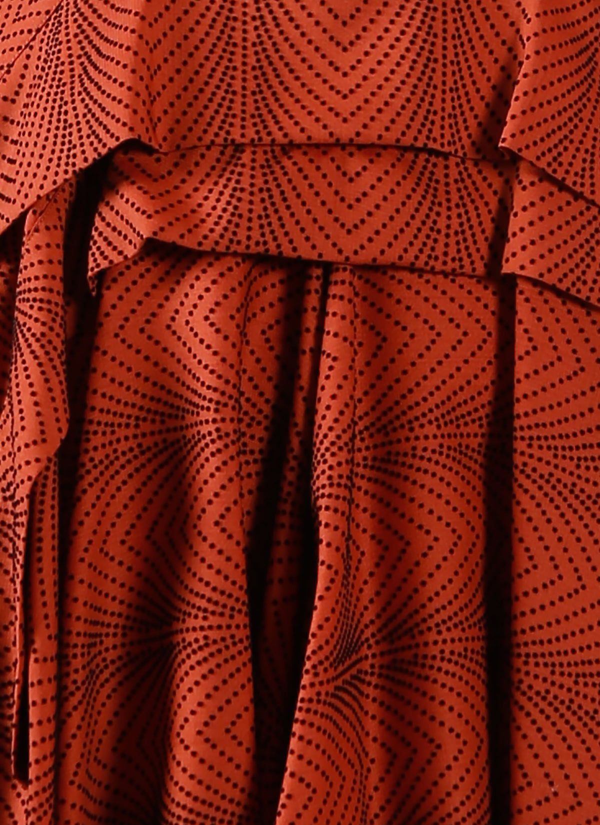 Robe Mussola Boa en laine - Rouge foncé