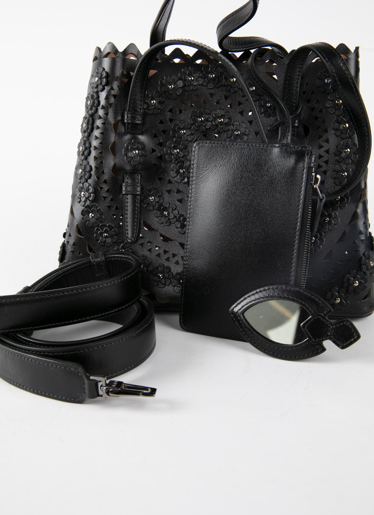 Mina tote bag - Black intense