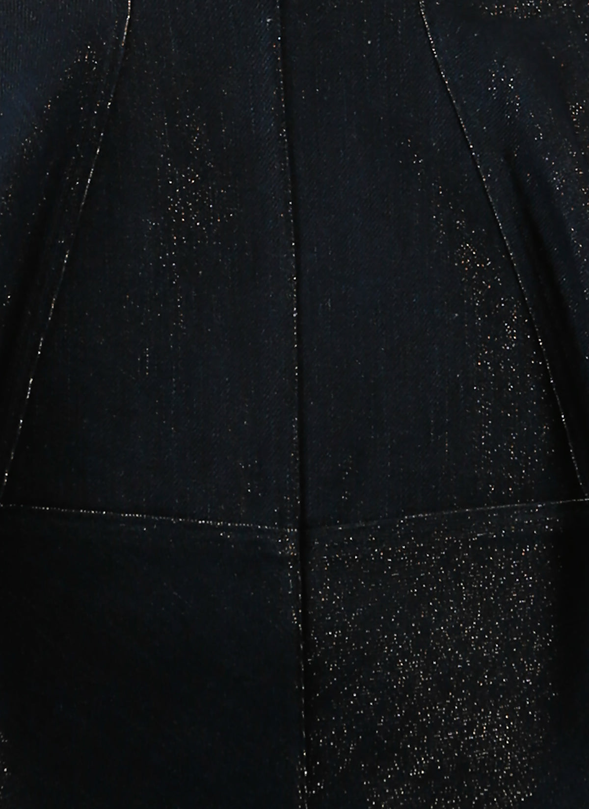 Jupe boule en denim - Or