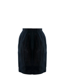 Jupe boule en denim - Or