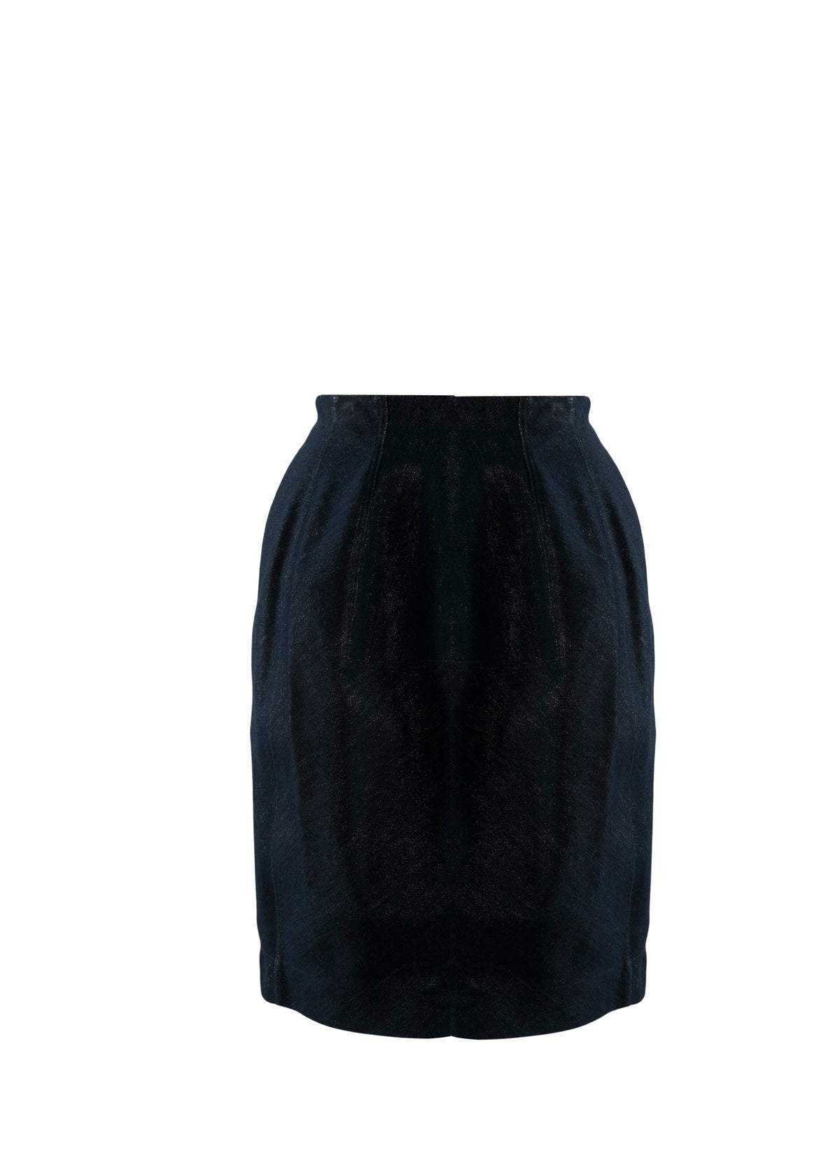 Jupe boule en denim - Or
