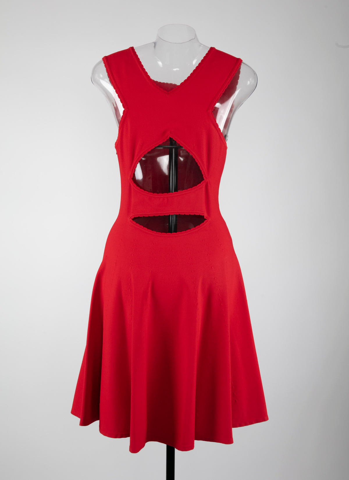 Open back sleeveless dress - Scarlet