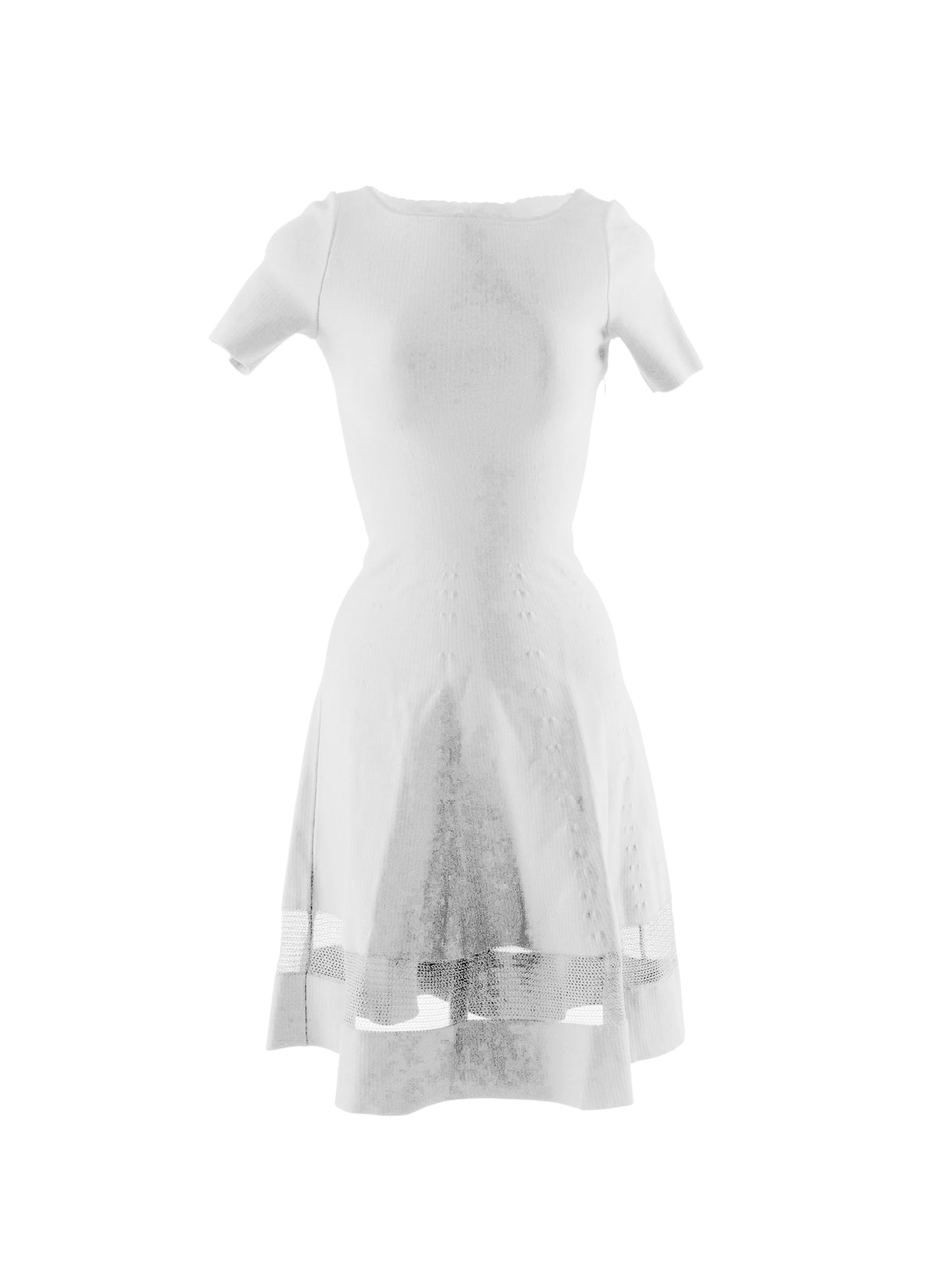 Robe courte cintrée - Blanc