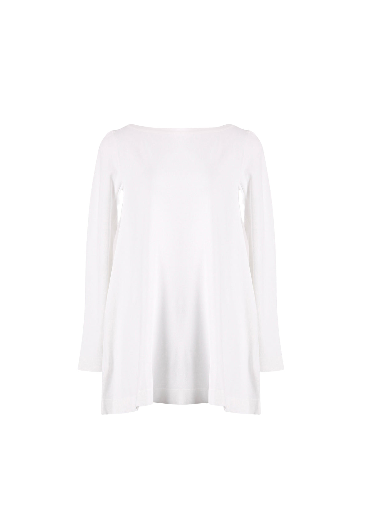 Long sleeve flowing top - Intense White