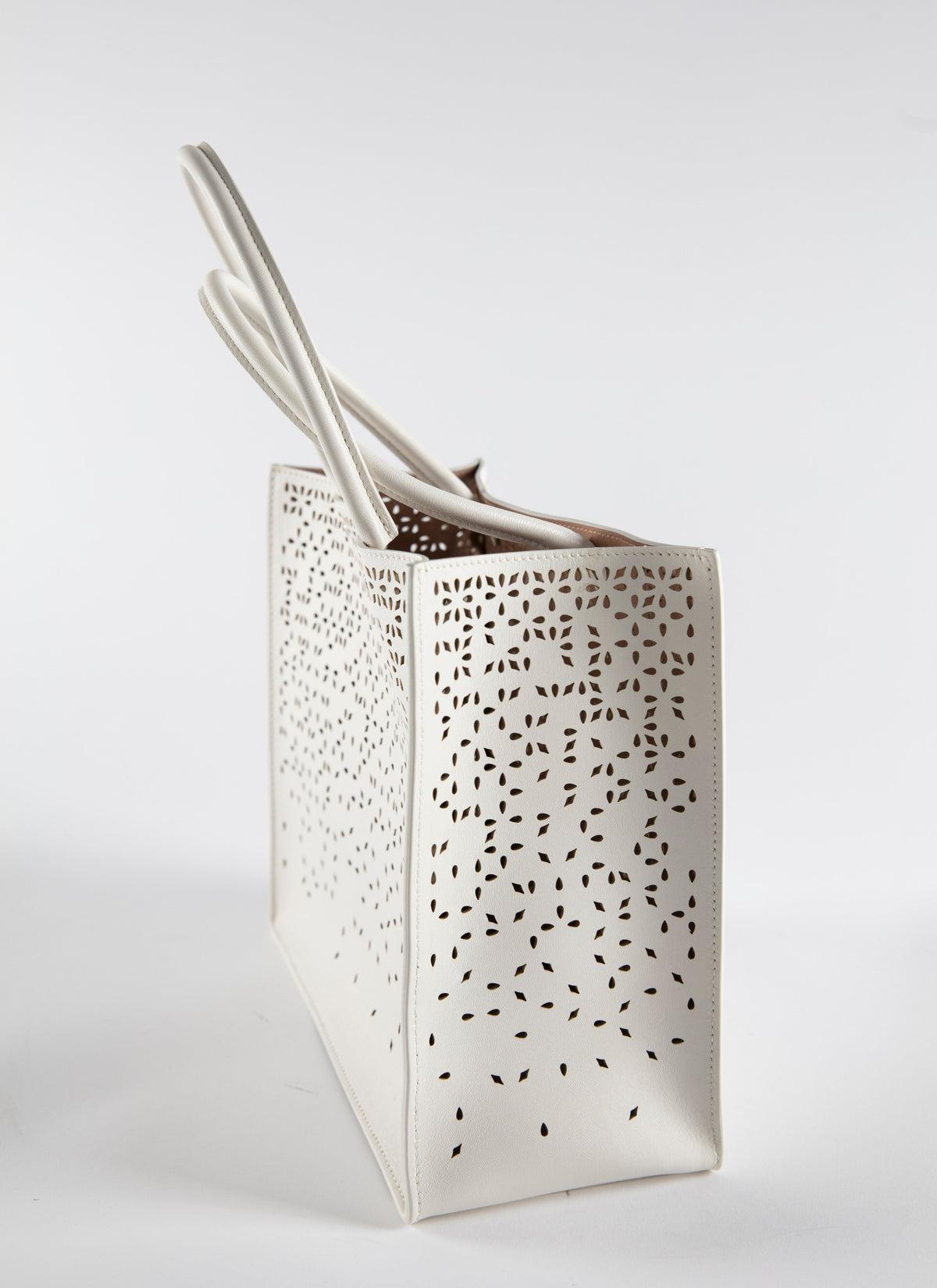 Sac Garance 28 en cuir - Ivoire
