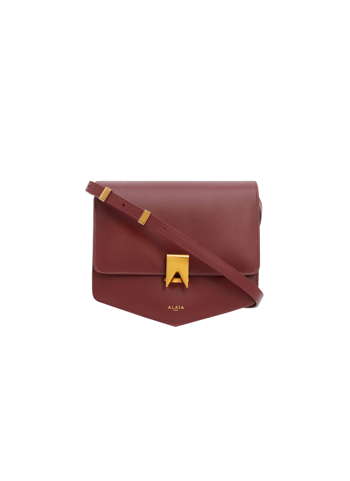 Leather Dad Bag - Garnet Red