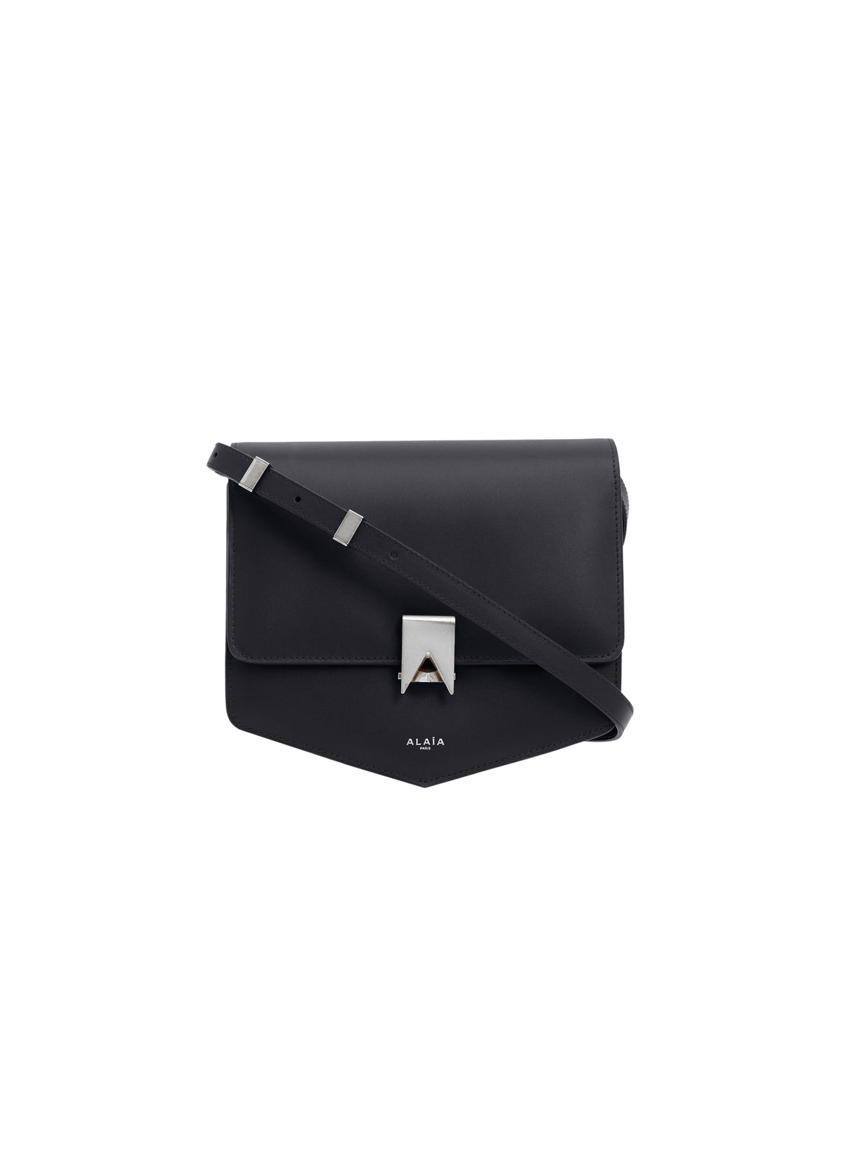 Sac Le Papa en cuir - Noir & Argent