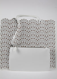 Sac Garance 36 - Blanc & Tabac