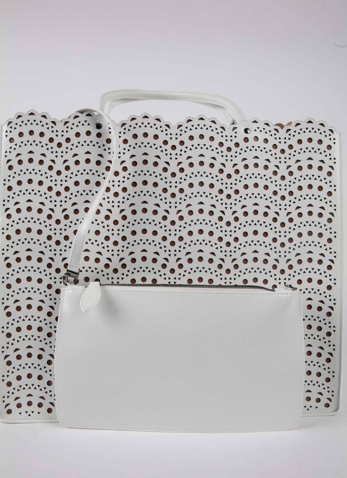 Sac Garance 36 - Blanc & Tabac