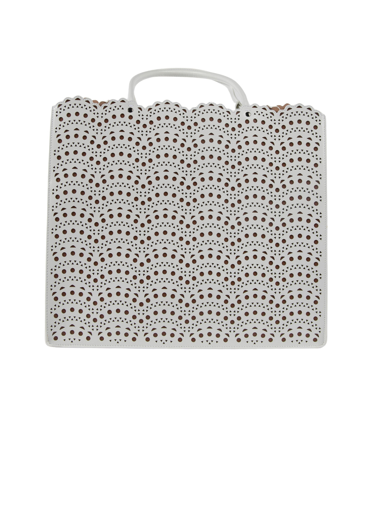 Sac Garance 36 - Blanc & Tabac