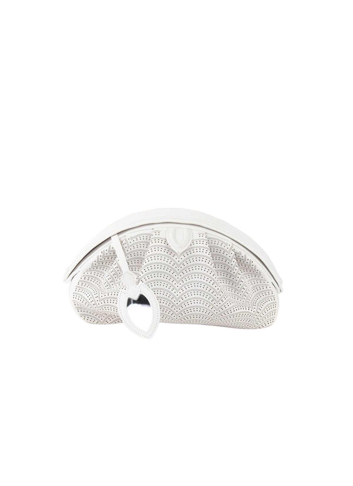 Sac Samia 26 en cuir - Blanc Optique