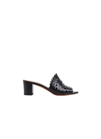 Mules Vienne 60 en cuir - Noir