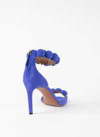 Bombe 90 sandals in leather - Indigo Blue