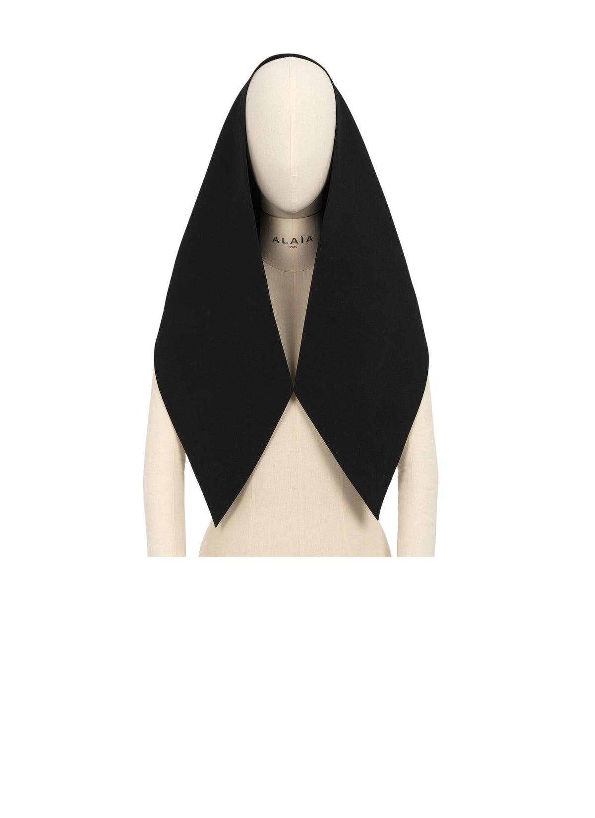 Wool hood - Alaia Black