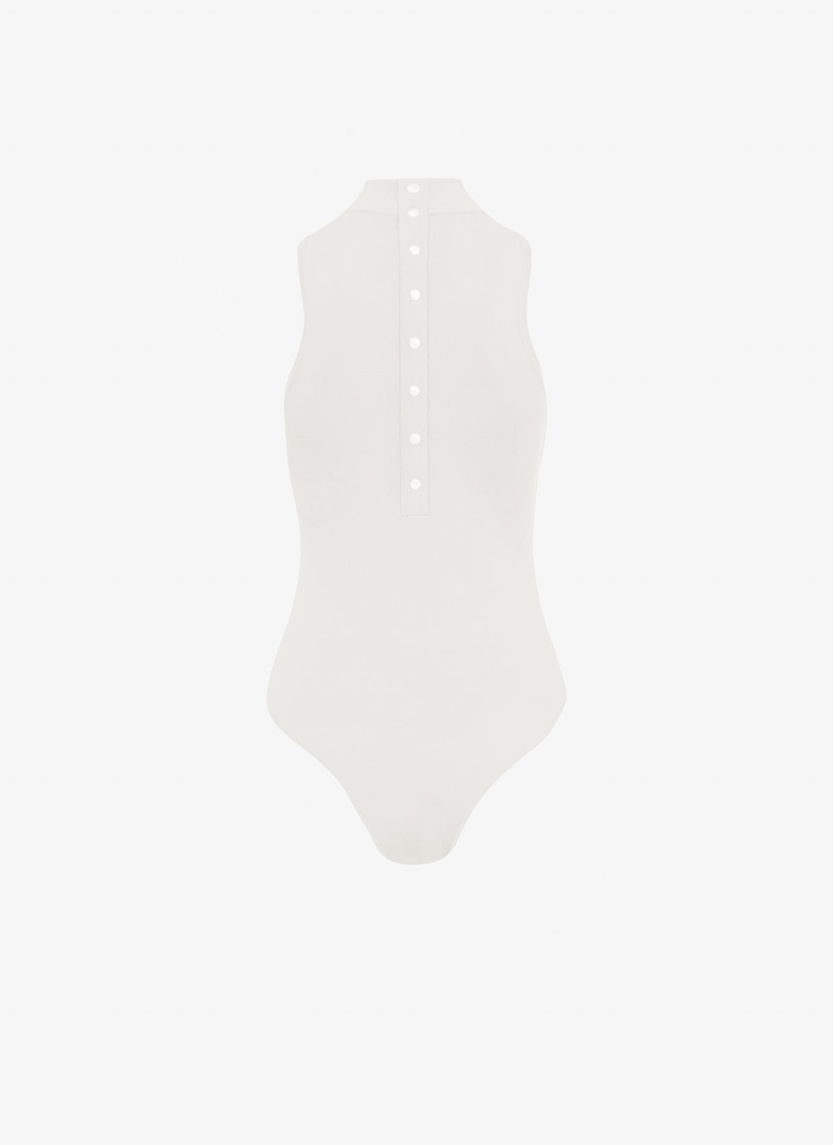 Sleeveless Stretch Bodysuit - Optic White
