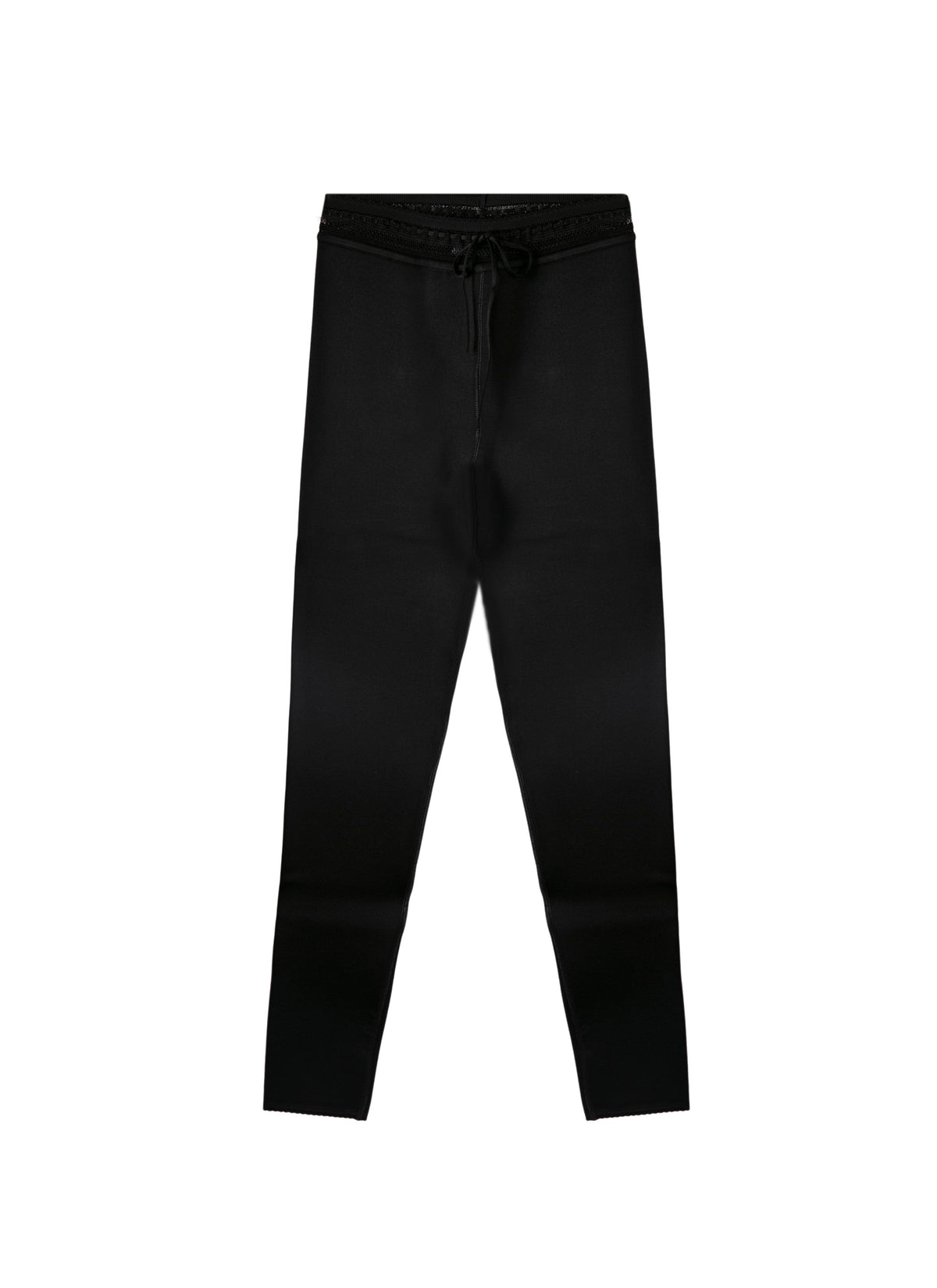 Drawstring legging - Black intense