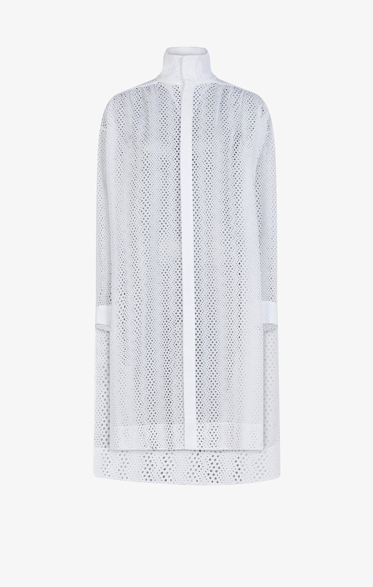 Tunique à broderie vague - Blanc
