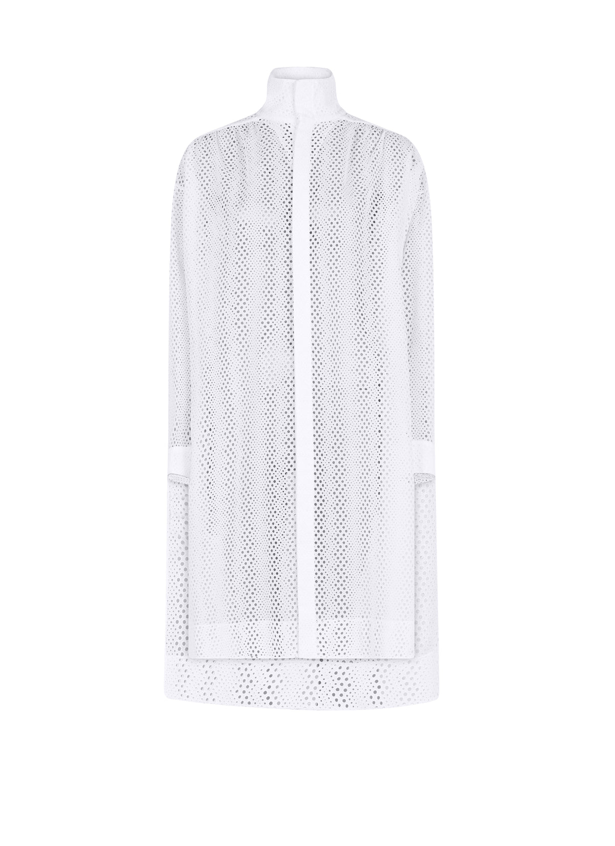 Tunique à broderie vague - Blanc