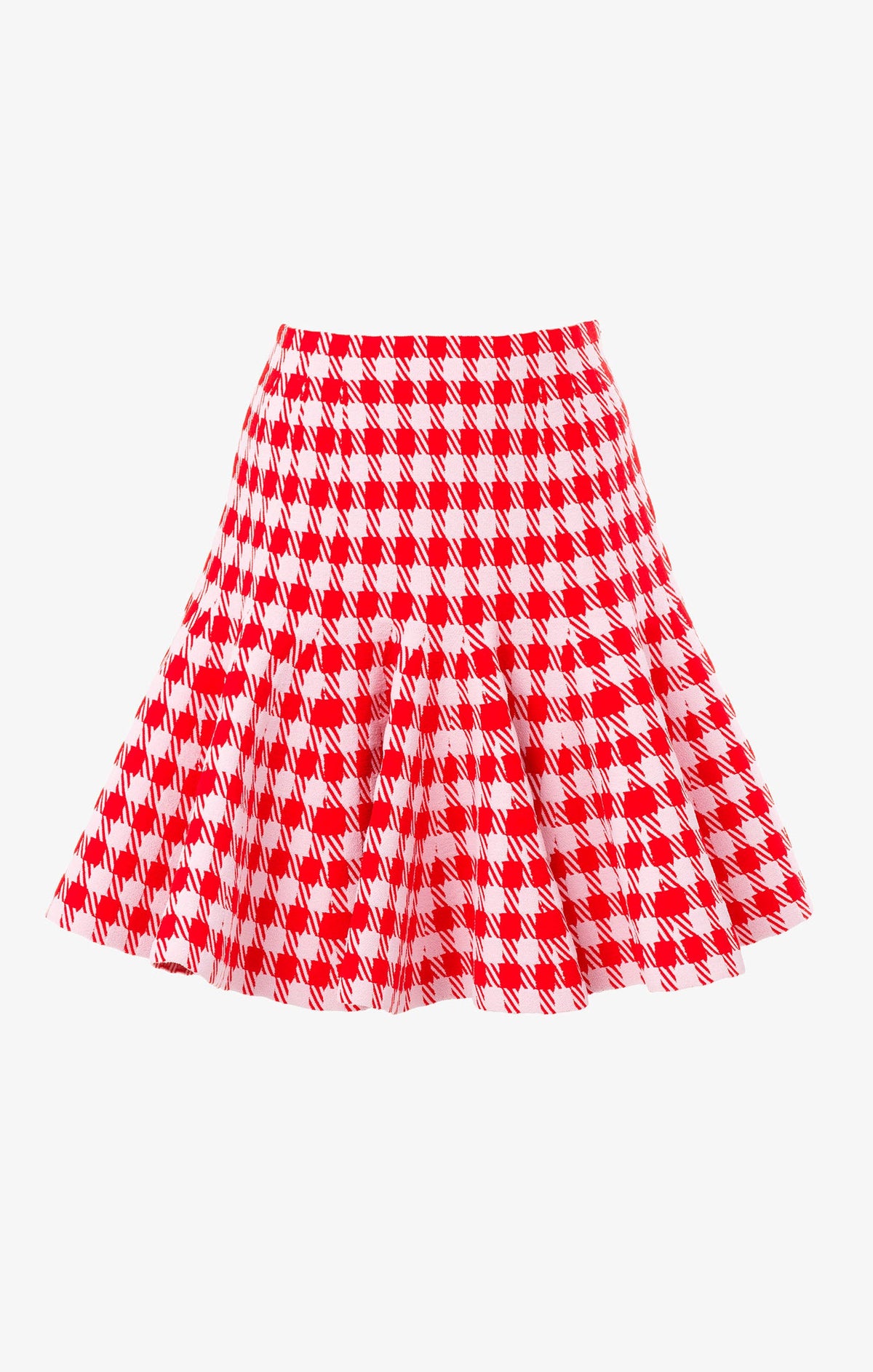 Flared skirt - Red & Pink