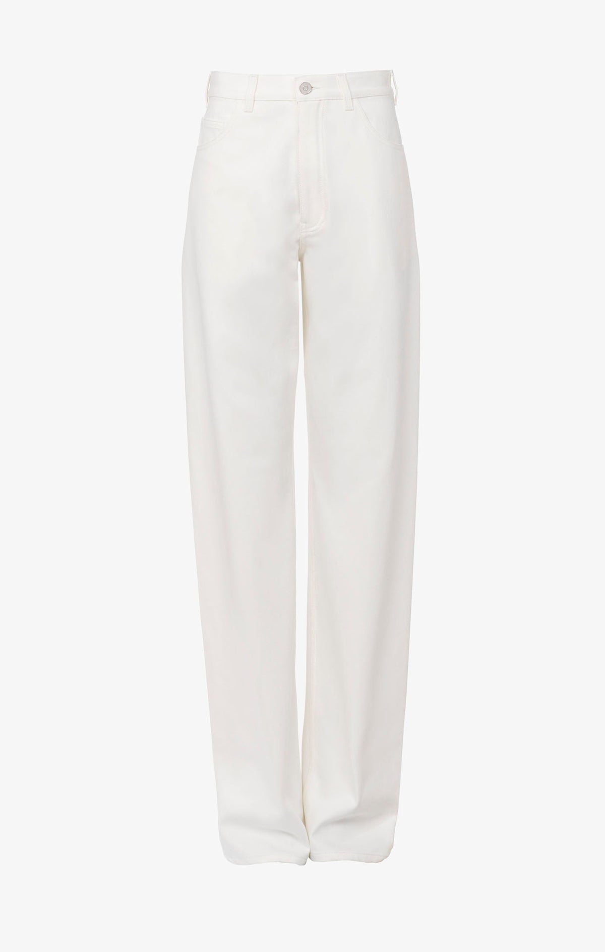 Low rise jeans - White