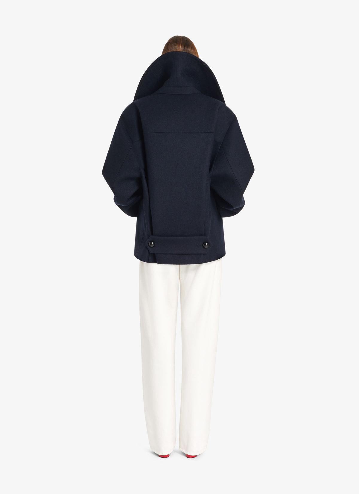 Low rise jeans - White