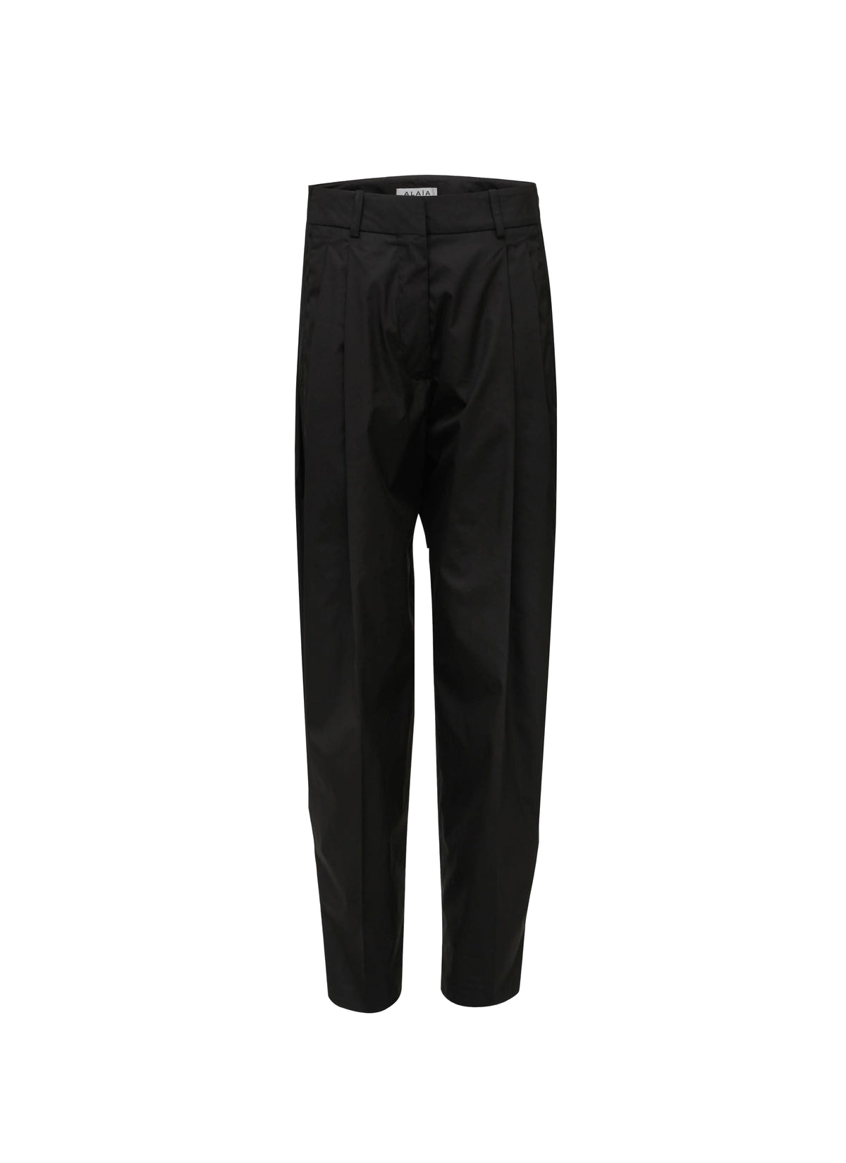 Pantalon court à coupe carotte - Noir Alaïa